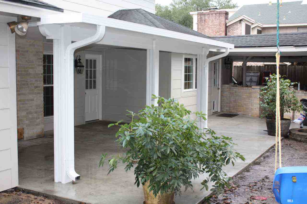 Four Seasons Patio Cover with Laminated Roof Panels Lake Forest
